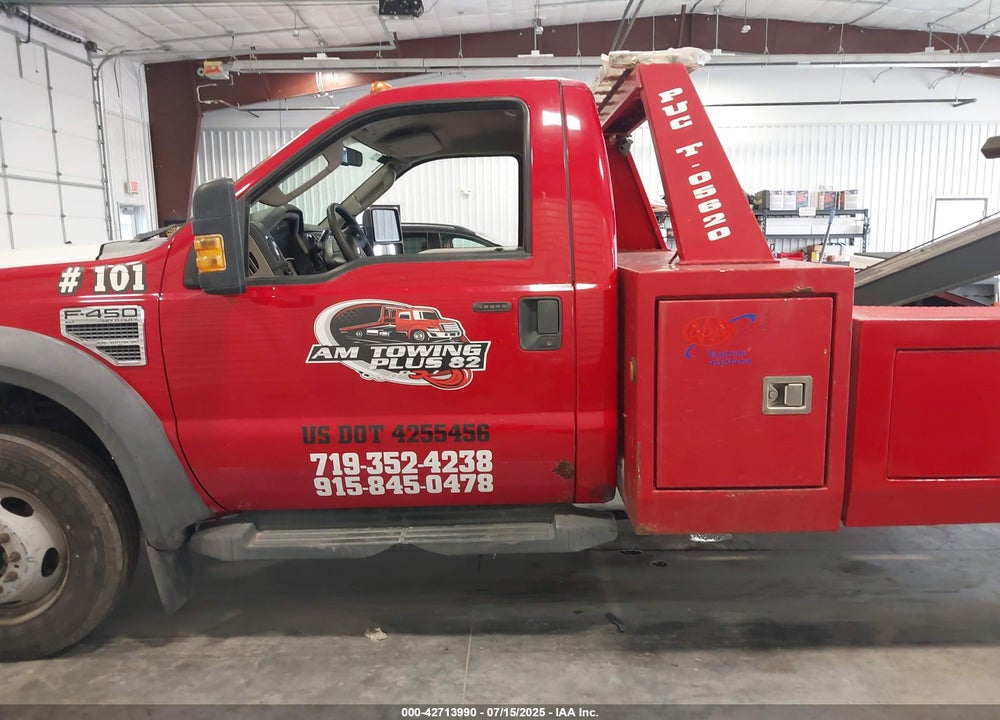 2008 FORD F-450 CHASSIS XL/XLT VIN: 1FD4F46Y08EB35056