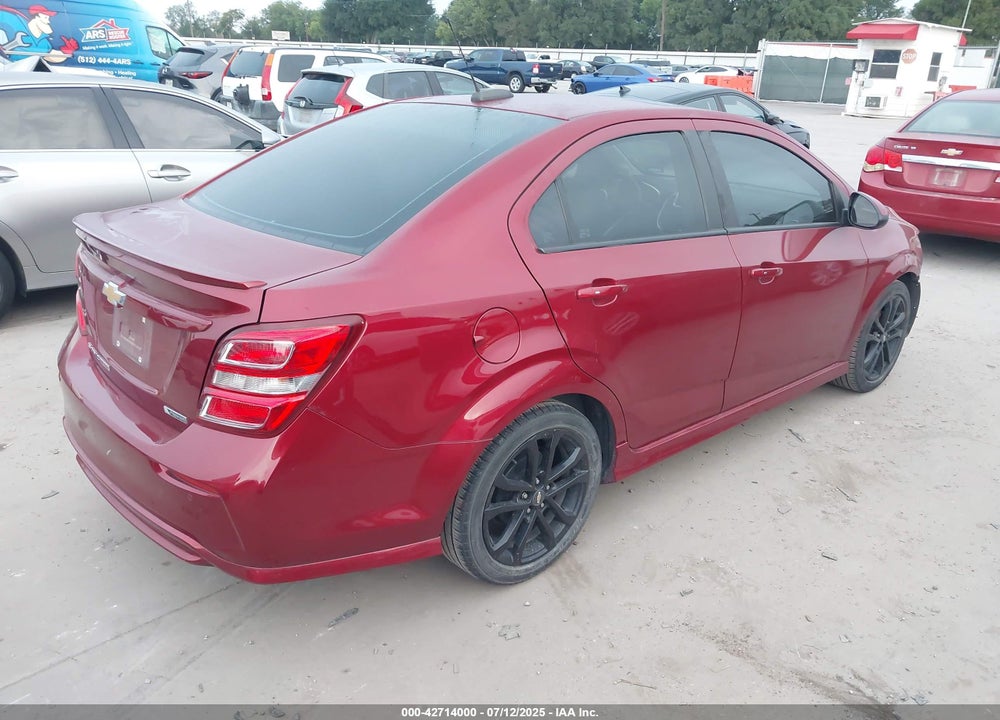 2017 CHEVROLET SONIC VIN: 1G1JF5SB3H4159042