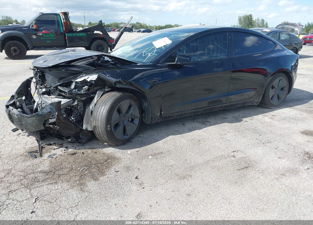 2022 TESLA MODEL 3 LONG RANGE DUAL MOTOR ALL-WHEEL DRIVE VIN: 5YJ3E1EB9NF173295