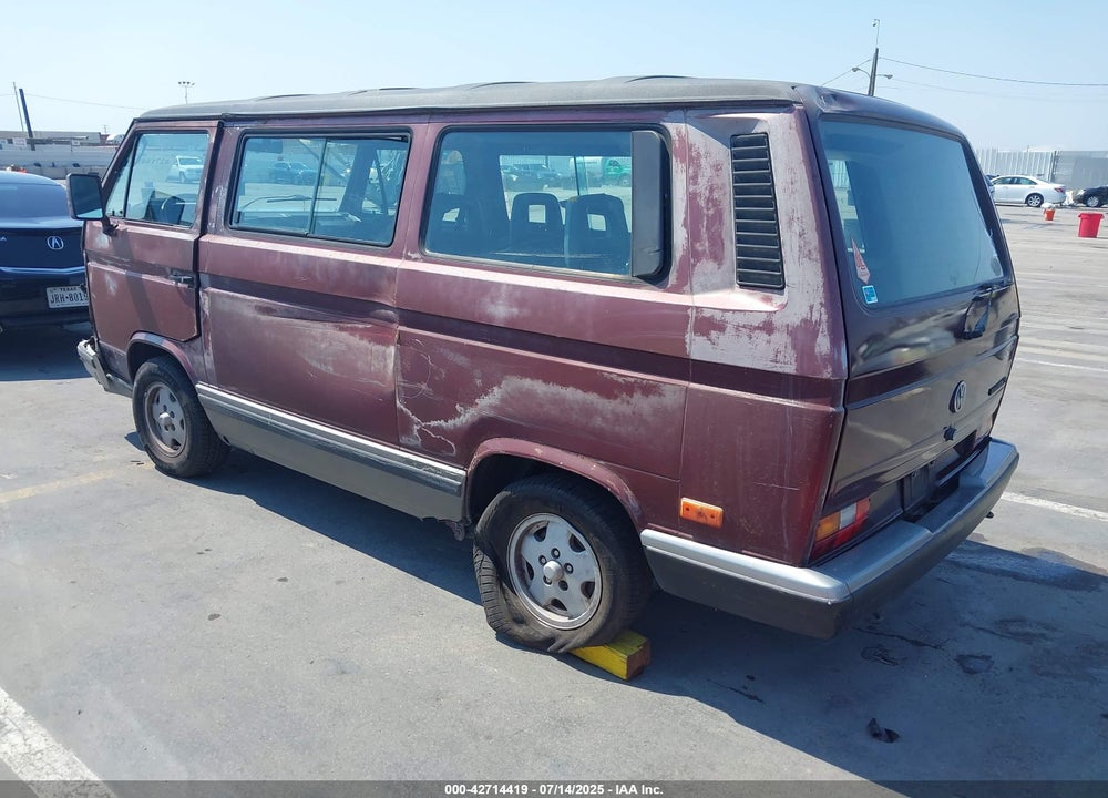 1990 VOLKSWAGEN VANAGON BUS VIN: WV2YB0259LH054846