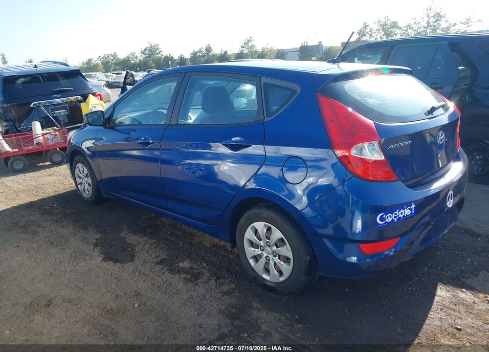 2016 HYUNDAI ACCENT VIN: KMHCT5AE5GU251686