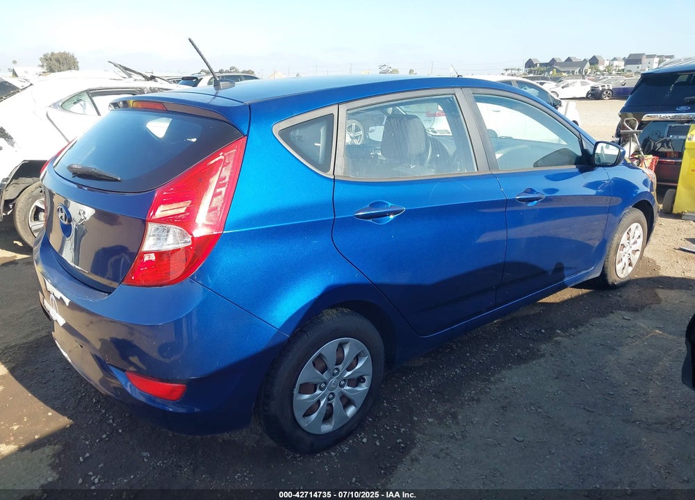 2016 HYUNDAI ACCENT VIN: KMHCT5AE5GU251686