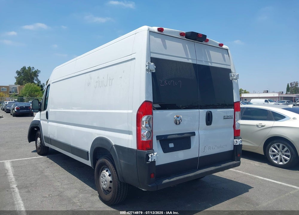 2023 RAM PROMASTER 2500 HIGH ROOF 159 WB VIN: 3C6LRVDG9PE579103
