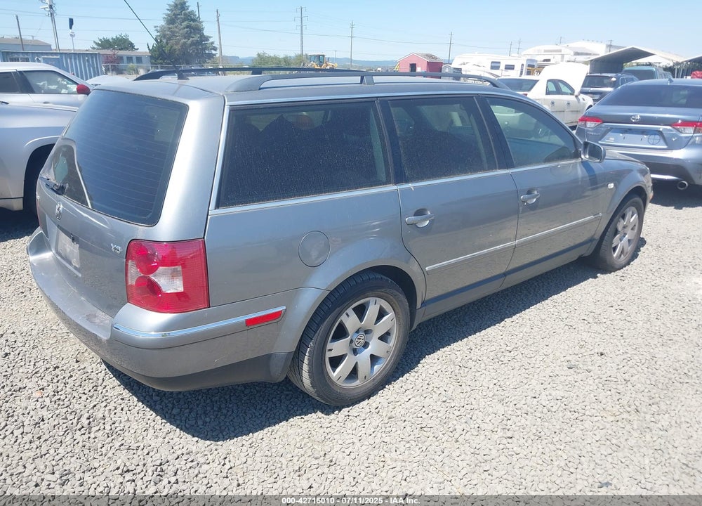 2003 VOLKSWAGEN PASSAT GLX VIN: WVWWH63BX3E069952