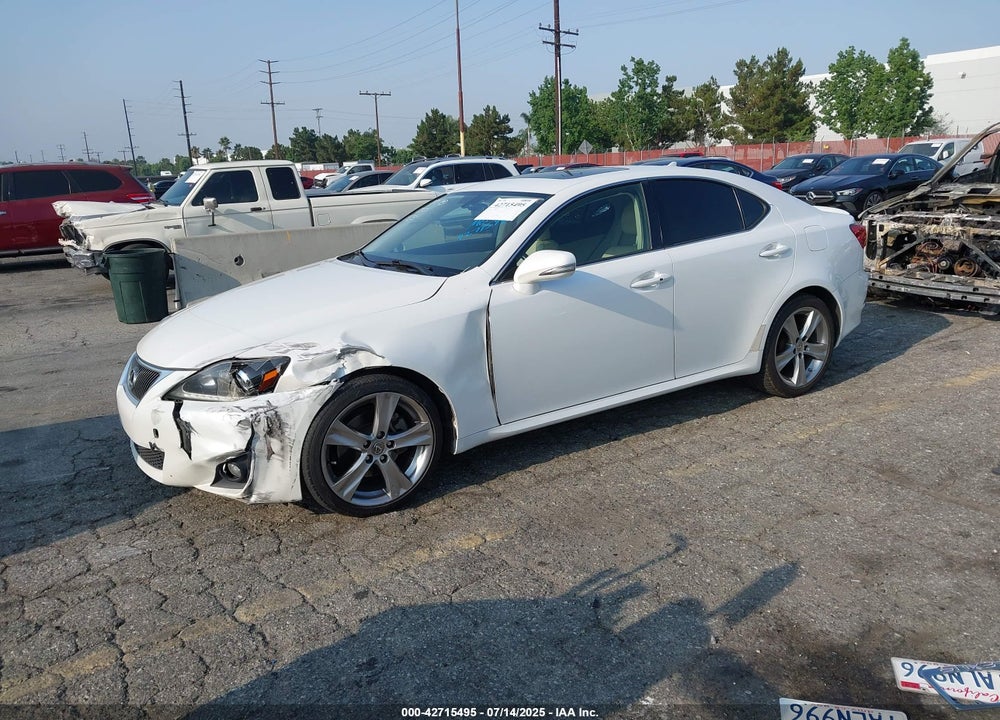2013 LEXUS IS250 VIN: JTHBF5C21D5192389