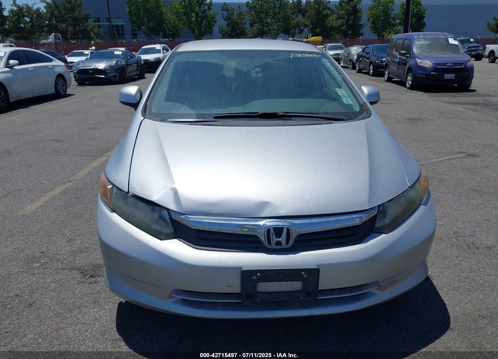 2012 HONDA CIVIC VIN: 19XFB5F5XCE002080