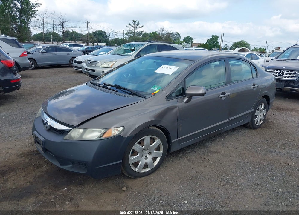 2010 HONDA CIVIC VIN: 2HGFA1F55AH580229