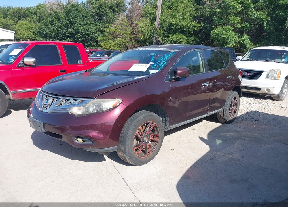 2014 NISSAN MURANO VIN: JN8AZ1MW2EW508302