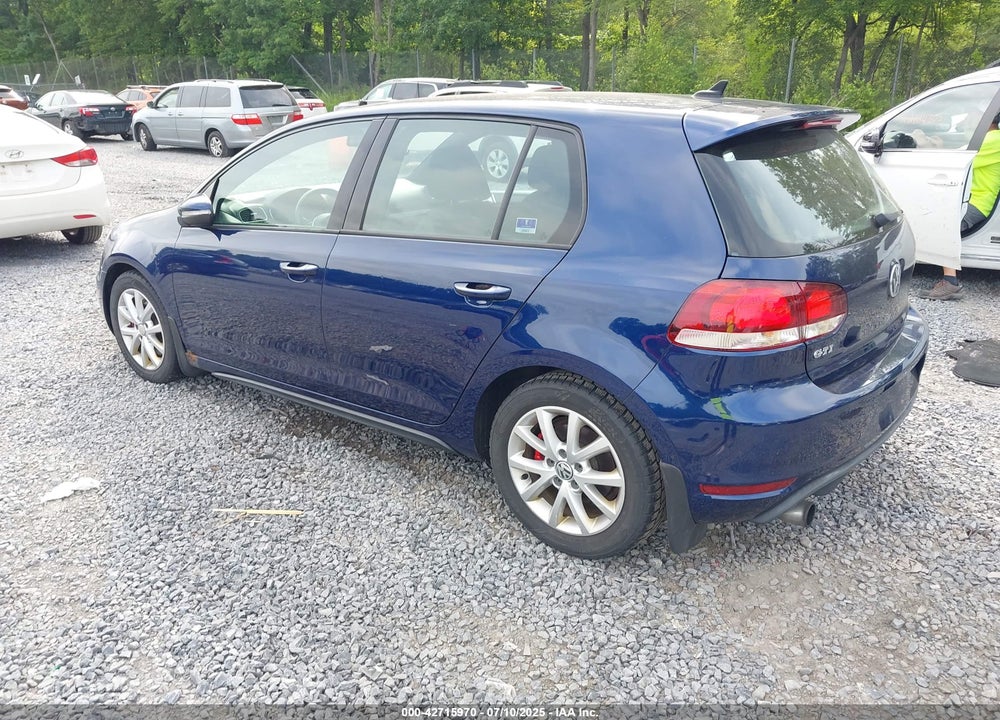 2011 VOLKSWAGEN GTI VIN: WVWHD7AJ5BW164433