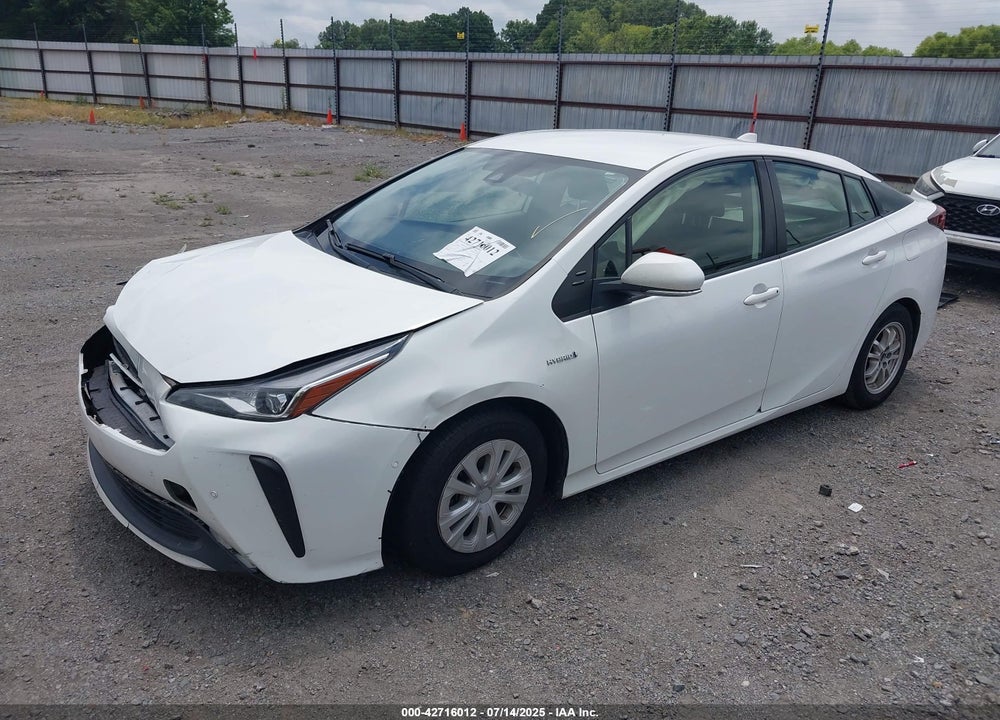 2022 TOYOTA PRIUS VIN: JTDKAMFU2N3181924