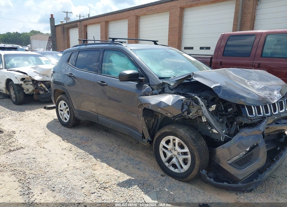 2018 JEEP COMPASS SPORT 4X4 VIN: 3C4NJDAB3JT209831