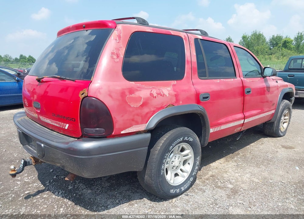 2002 DODGE DURANGO SPORT VIN: 1B4HS38N62F154062