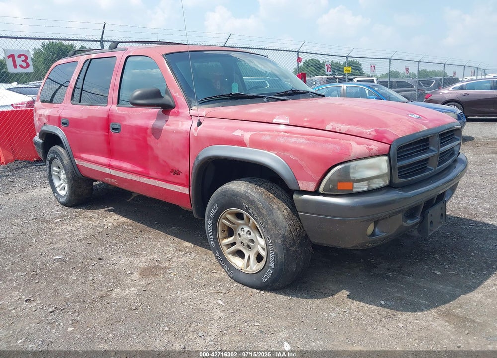 2002 DODGE DURANGO SPORT VIN: 1B4HS38N62F154062