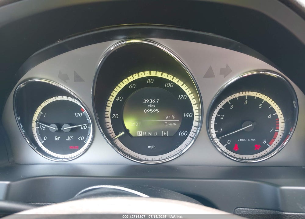 2011 MERCEDES-BENZ C CLASS VIN: WDDGF8BB8BR165731