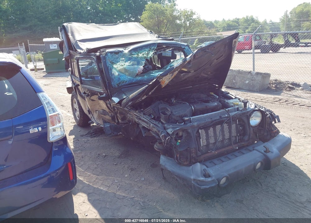 2013 JEEP WRANGLER UNLIMITED SPORT VIN: 1C4BJWDG7DL654577