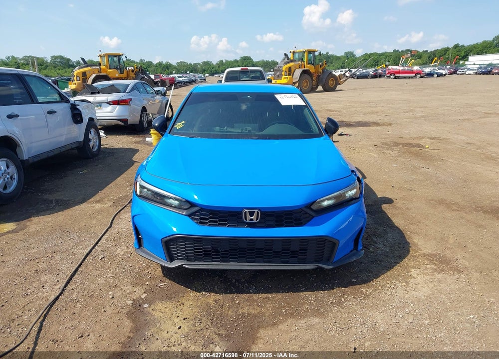 2025 HONDA CIVIC VIN: 19XFL2H85SE006023