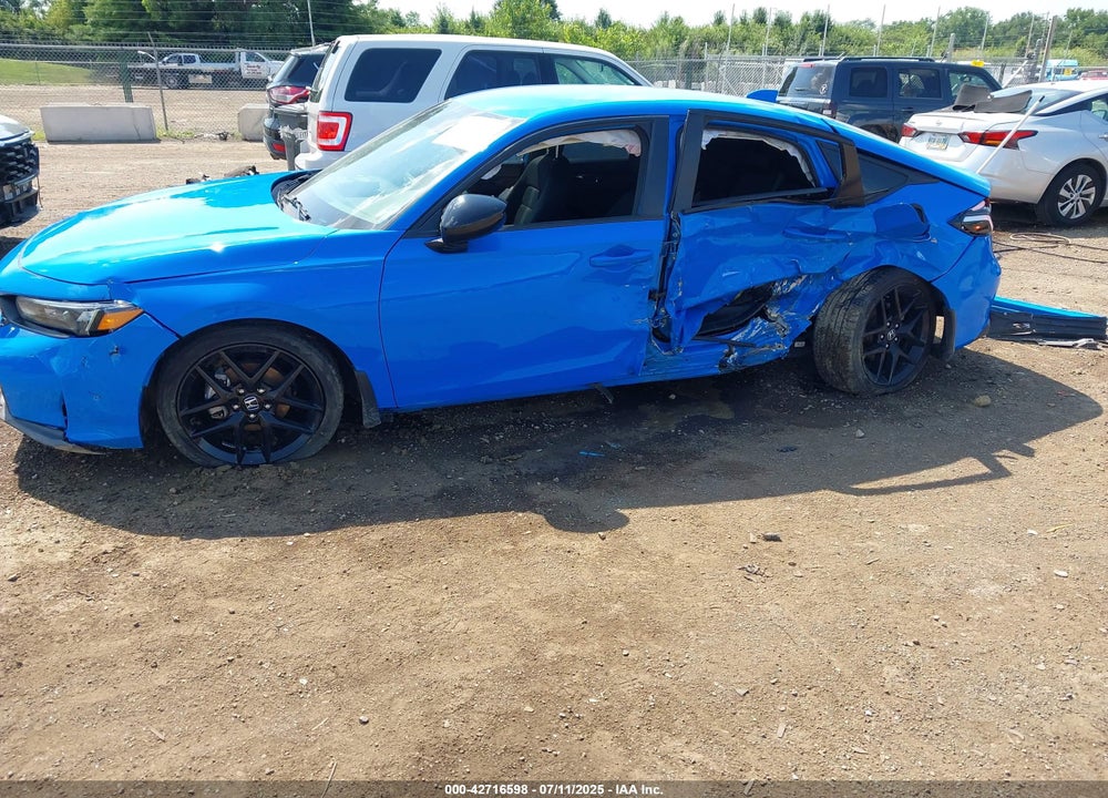 2025 HONDA CIVIC VIN: 19XFL2H85SE006023