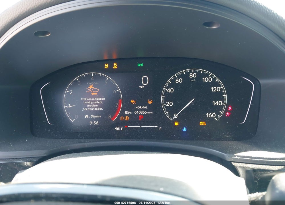 2025 HONDA CIVIC VIN: 19XFL2H85SE006023