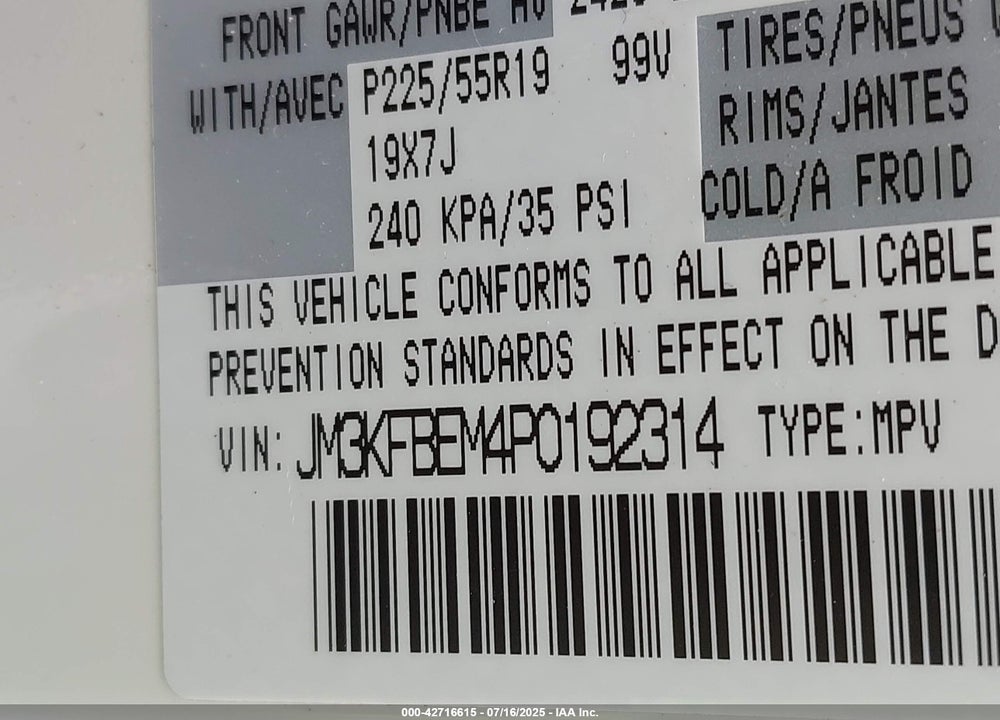 2023 MAZDA CX-5 2.5 S PREMIUM PLUS VIN: JM3KFBEM4P0192314