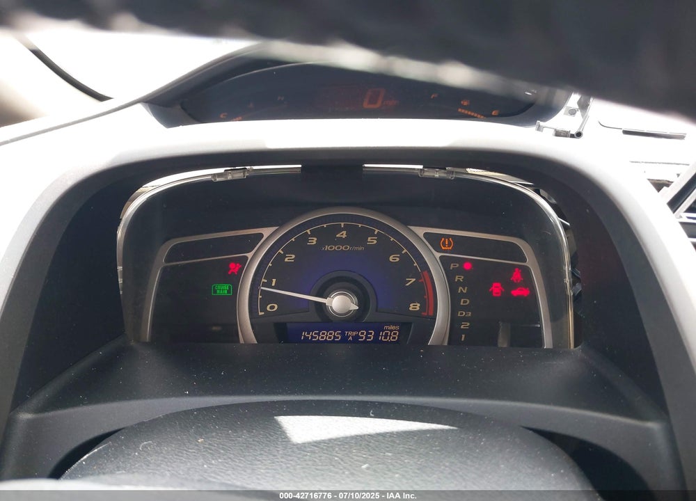 2009 HONDA CIVIC VIN: 19XFA169X9E023258