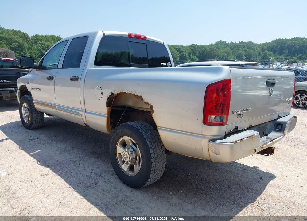 2006 DODGE RAM 2500 VIN: 3D7KS28D76G284730