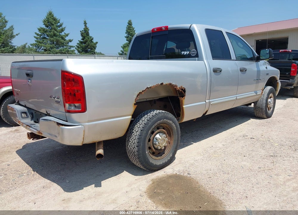 2006 DODGE RAM 2500 VIN: 3D7KS28D76G284730