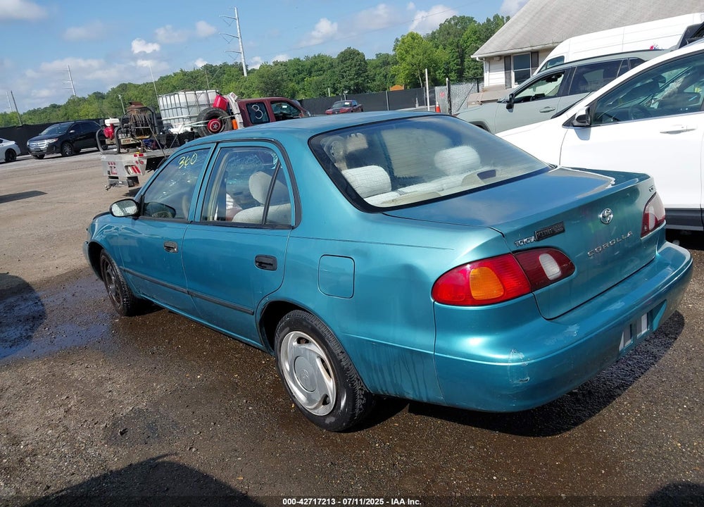 1999 TOYOTA COROLLA CE VIN: 2T1BR12E6XC134802