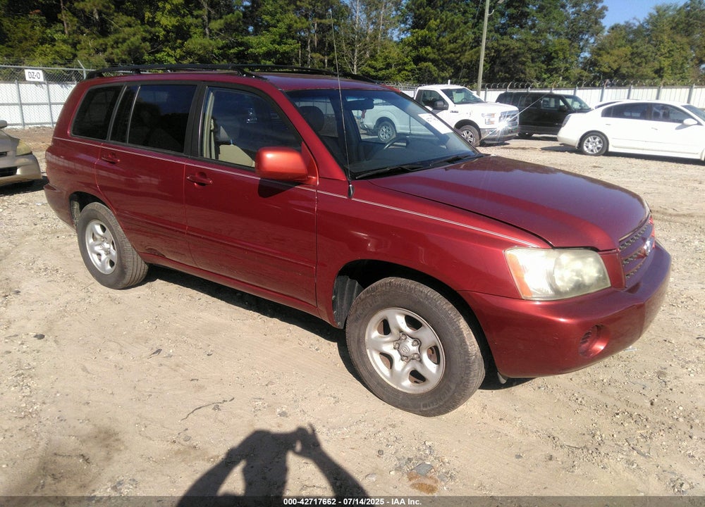 2003 TOYOTA HIGHLANDER V6 VIN: JTEGF21A730112343