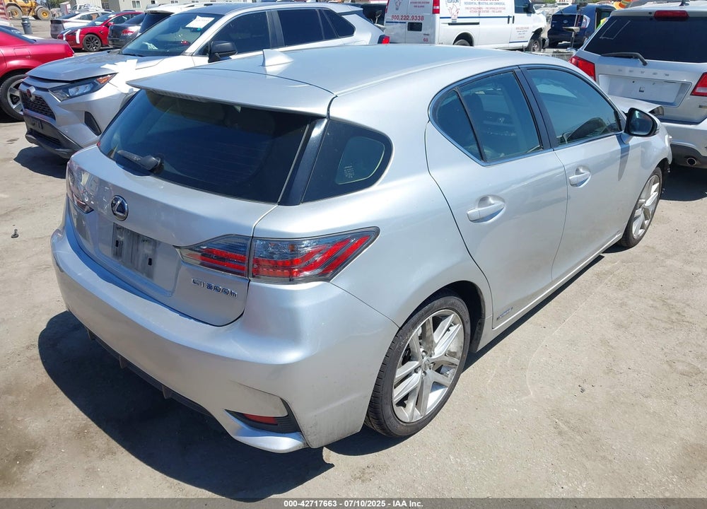2016 LEXUS CT200H VIN: JTHKD5BH4G2273355