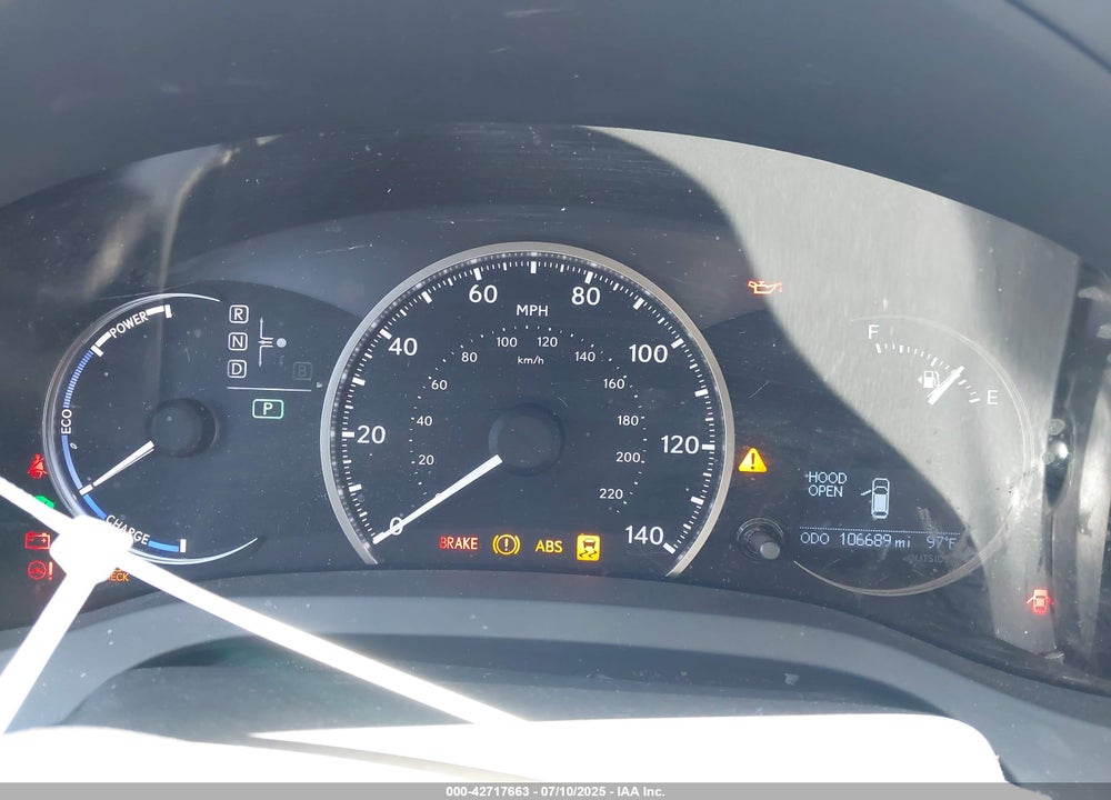 2016 LEXUS CT200H VIN: JTHKD5BH4G2273355