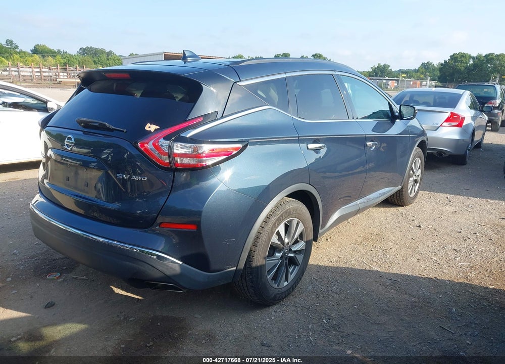 2018 NISSAN MURANO SV VIN: 5N1AZ2MH4JN125721