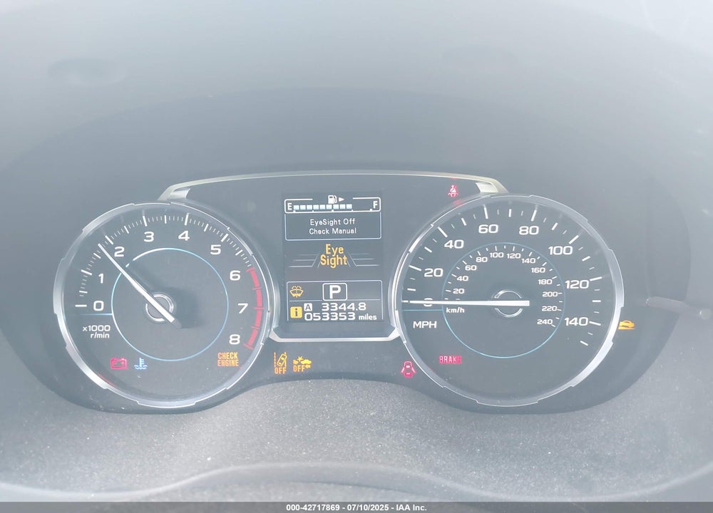 2017 SUBARU FORESTER VIN: JF2SJAGC0HH553807