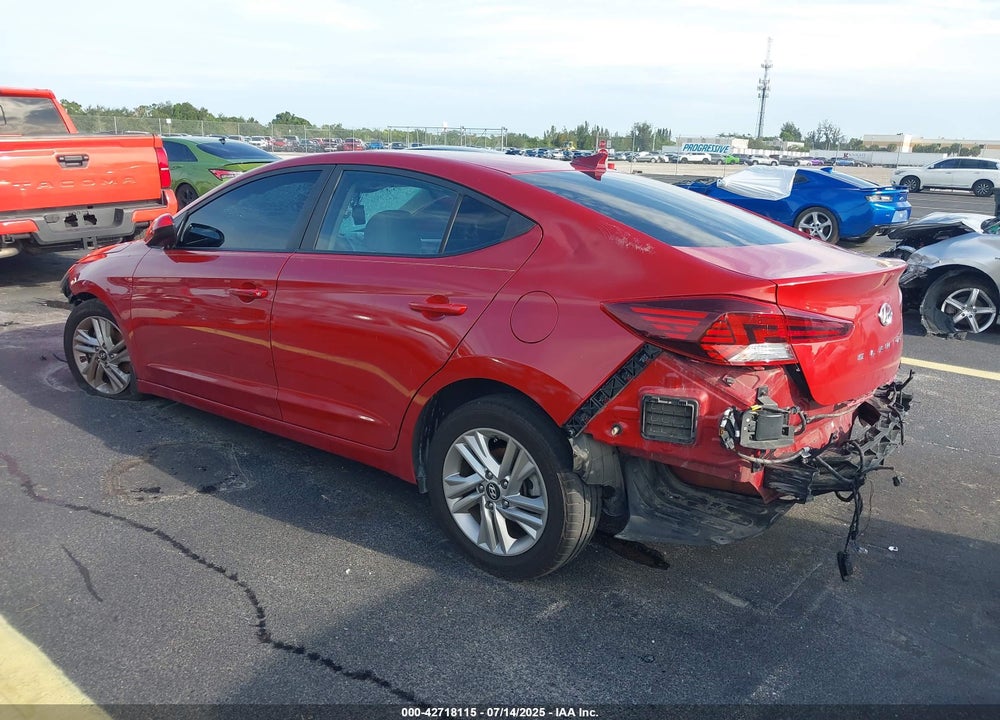 2019 HYUNDAI ELANTRA VALUE EDITION VIN: KMHD84LF8KU781794