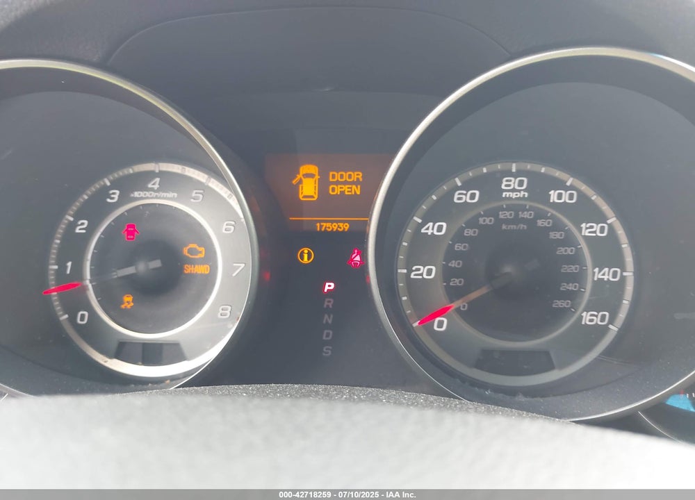 2010 ACURA MDX VIN: 2HNYD2H67AH531618