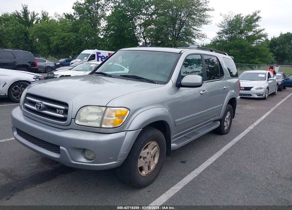 2001 TOYOTA SEQUOIA LIMITED V8 VIN: 5TDBT48A81S036876