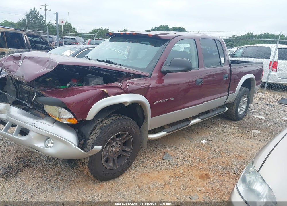 2002 DODGE DAKOTA VIN: 1B7HG48N72S534240