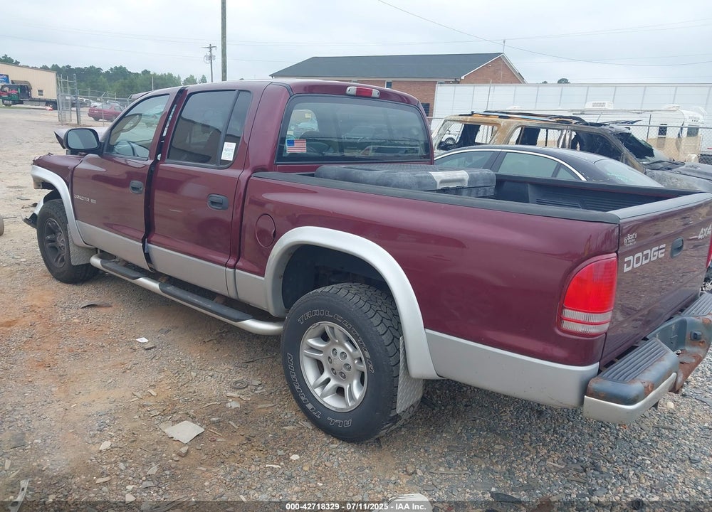 2002 DODGE DAKOTA VIN: 1B7HG48N72S534240