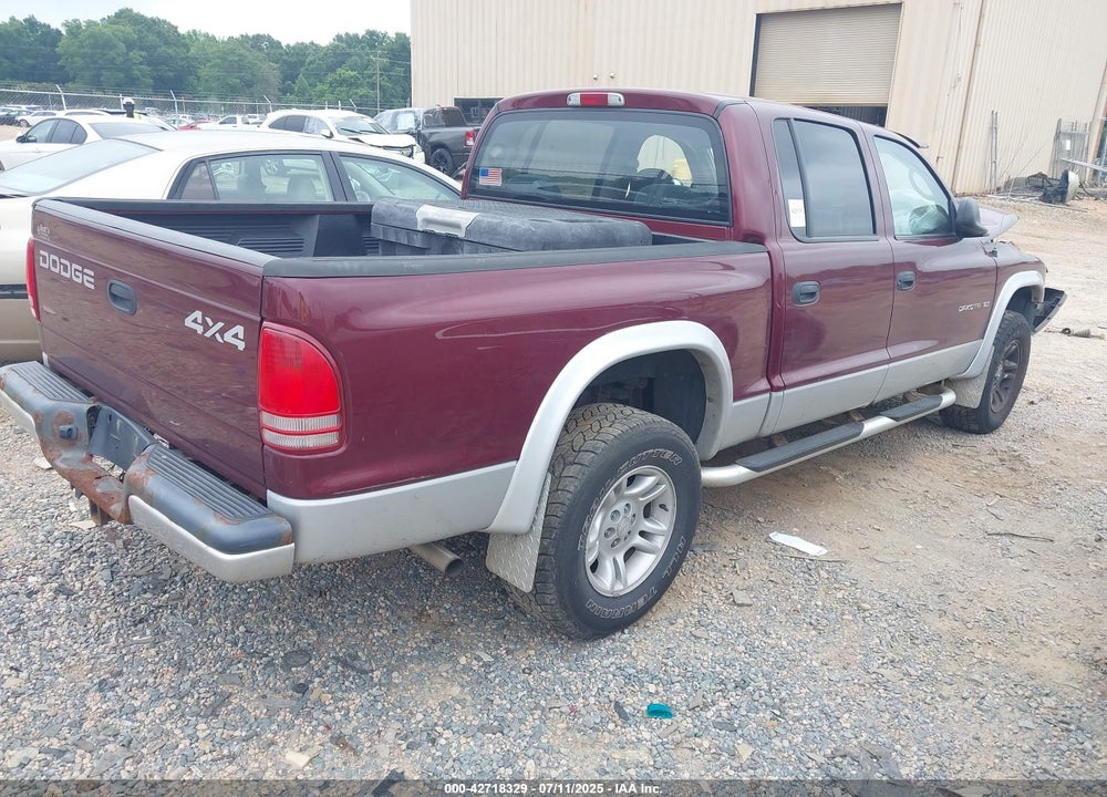 2002 DODGE DAKOTA VIN: 1B7HG48N72S534240