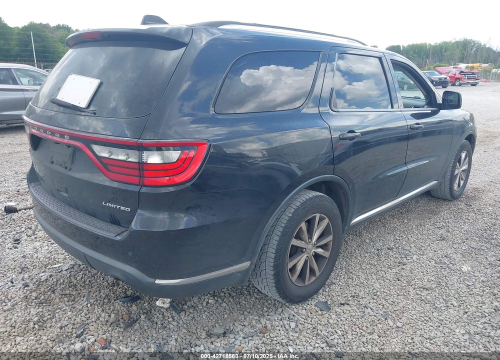2016 DODGE DURANGO VIN: 1C4RDHDG5GC340593