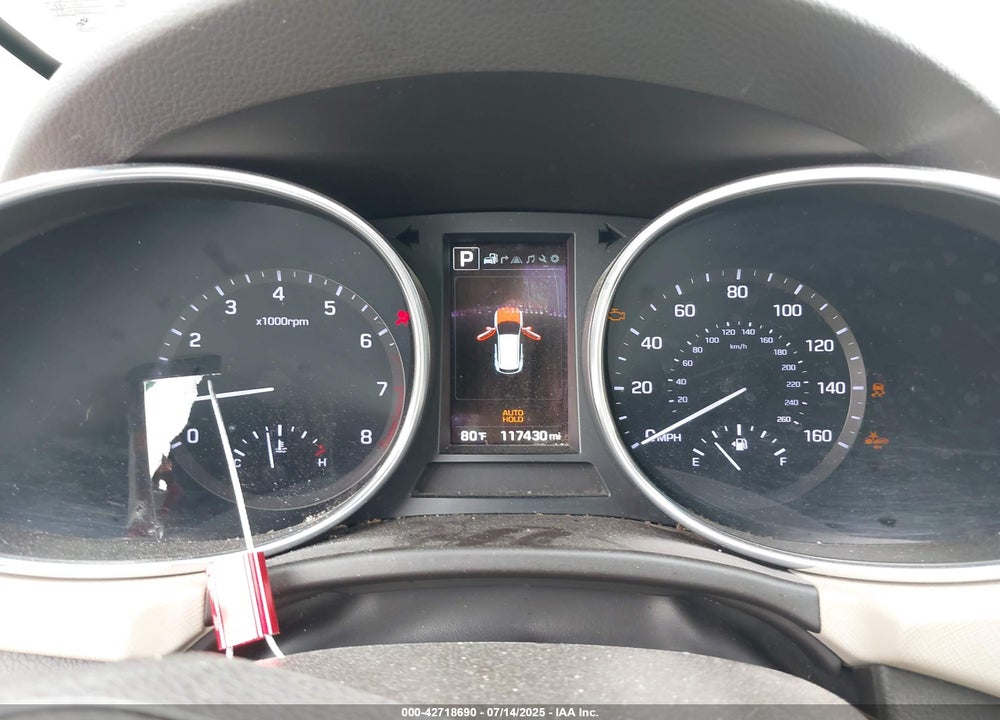 2017 HYUNDAI SANTA FE VIN: 5XYZWDLAXHG486646