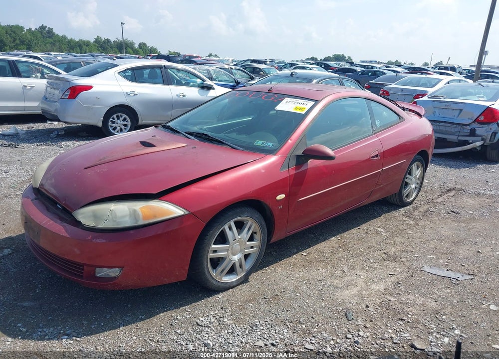 2002 MERCURY COUGAR VIN: 1ZWFT61L125619931