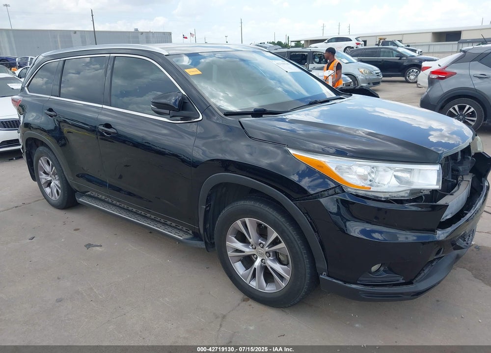 2015 TOYOTA HIGHLANDER XLE V6 VIN: 5TDJKRFH7FS086249