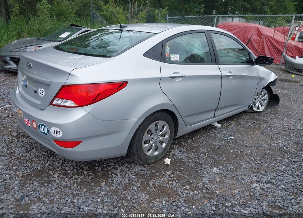 2016 HYUNDAI ACCENT VIN: KMHCT4AE4GU139584