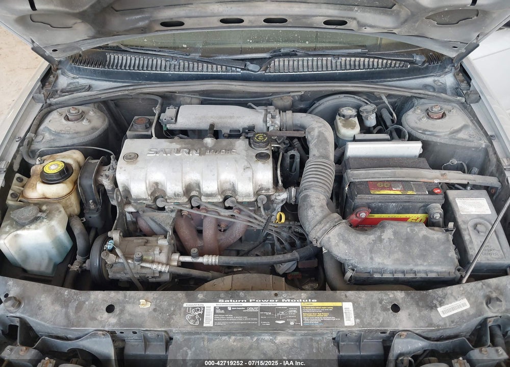 2000 SATURN SL1 VIN: 1G8ZG5284YZ239958