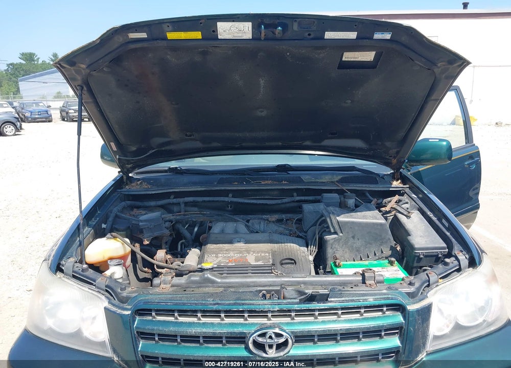 2001 TOYOTA HIGHLANDER V6 VIN: JTEHF21A710037662