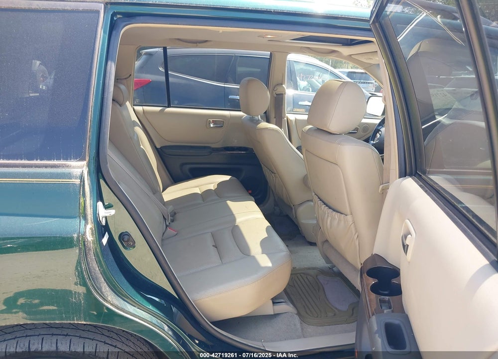 2001 TOYOTA HIGHLANDER V6 VIN: JTEHF21A710037662