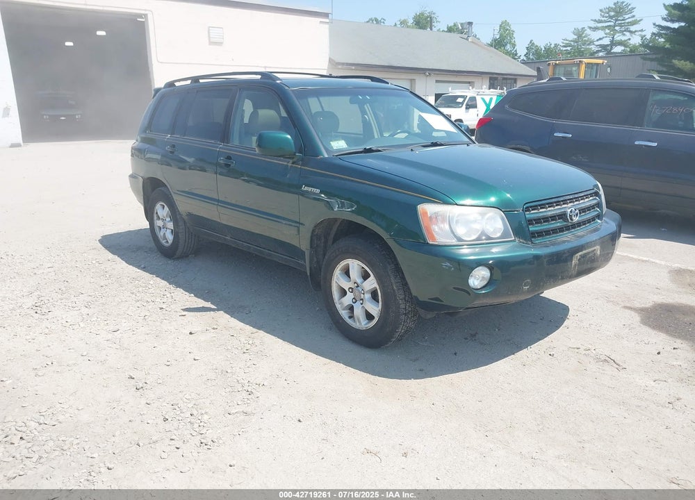 2001 TOYOTA HIGHLANDER V6 VIN: JTEHF21A710037662