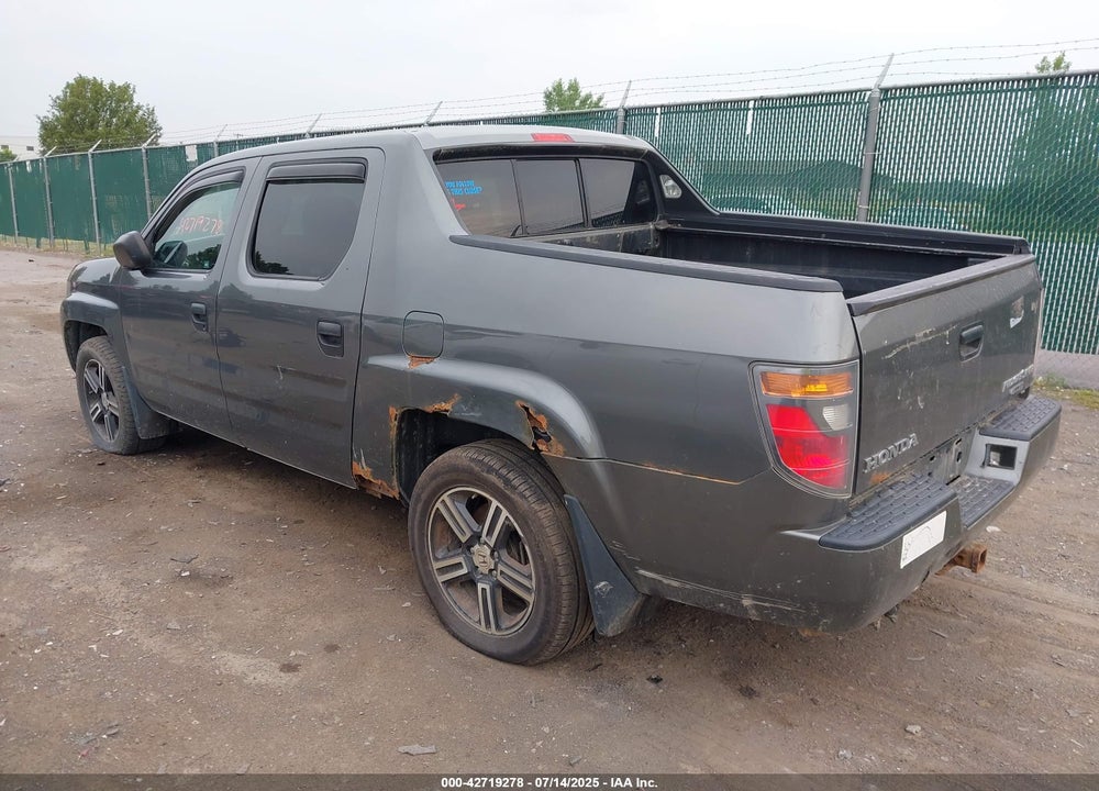 2008 HONDA RIDGELINE RT VIN: 2HJYK16258H506812