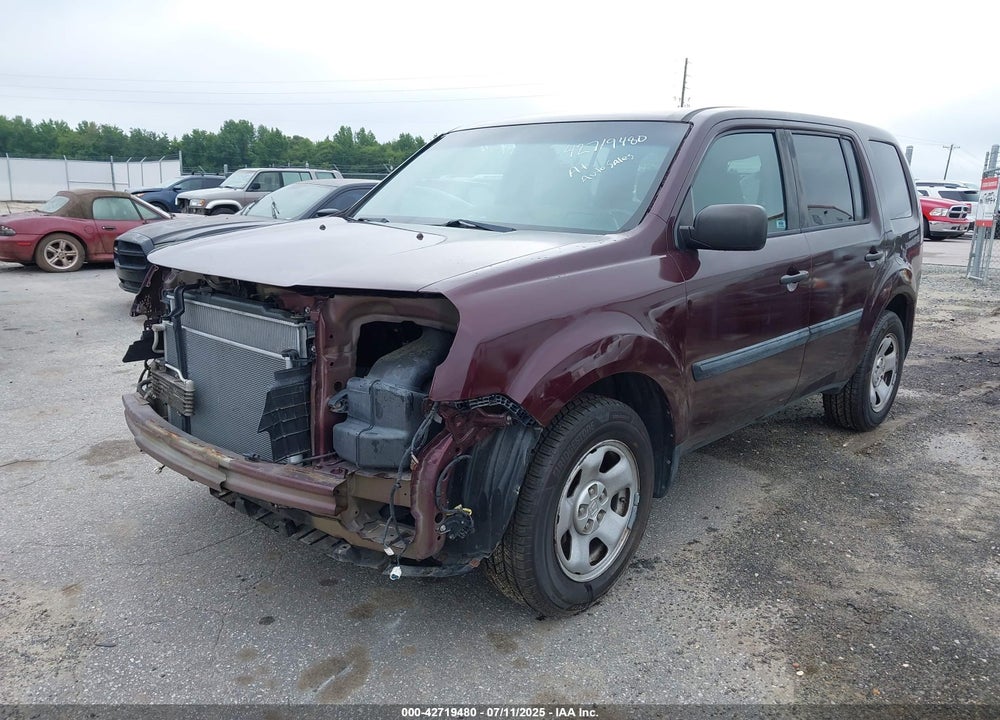 2014 HONDA PILOT LX VIN: 5FNYF4H22EB002713