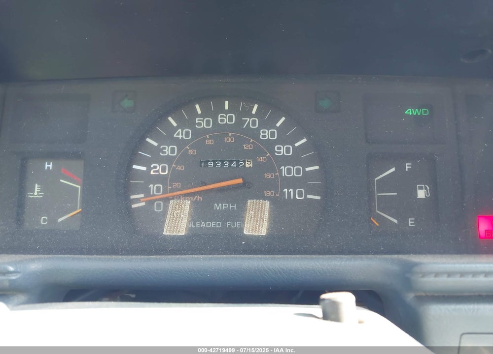1988 TOYOTA PICKUP RN63 STD VIN: JT4RN63A1J5042147